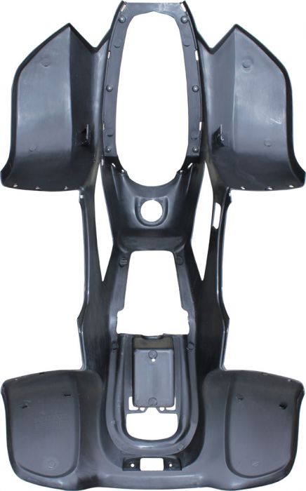 Plastic Set - 50cc to 125cc ATV, Black, Racing Style - 70A7130BK - PBC576F1