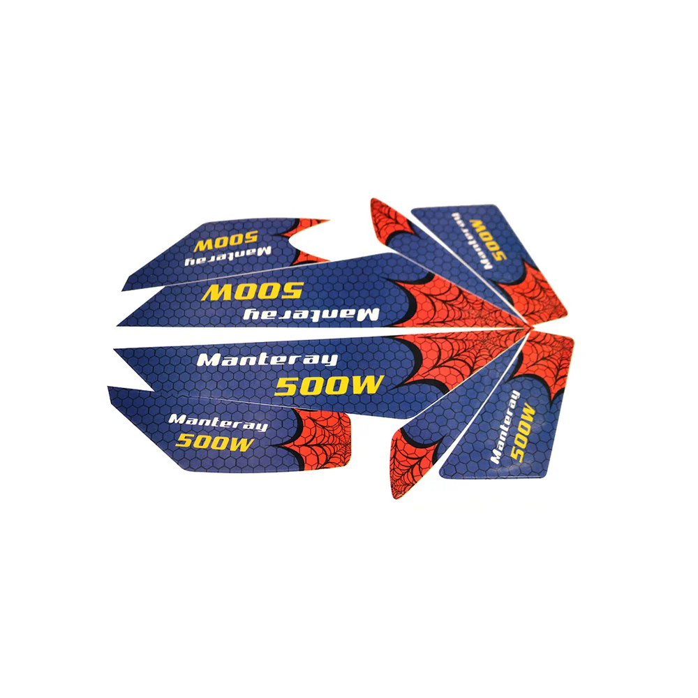 Manteray Spiderman Decals - PBC80XL