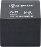 Battery - EV1245, 12V 4.5AH, Yimatzu, T1 Terminals - BATEV120045T1 - PBC92EF1