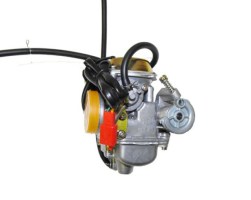 Carburetor - 24mm, GY6, 125cc, 150cc, Electric Choke (2 pin plug) - 80A8242 - PBC1041F1