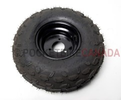 145/70-6 ST SuTong Tubeless Tire & 3 Hole Black Rim for ATV - G1010094