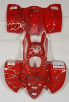 Red Plastic Fender Body Kit - 802SpyderRed - PBC549GP