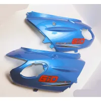 Italia MK Blue Side Fender Left/Right w/ Logo - PBC882XL